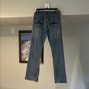 Seven7 Y2K Vintage Women's Blue Boot Cut Jeans